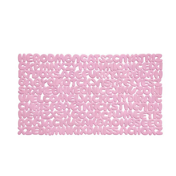 Creative Alphabet Texture Bath Mat Kalsten