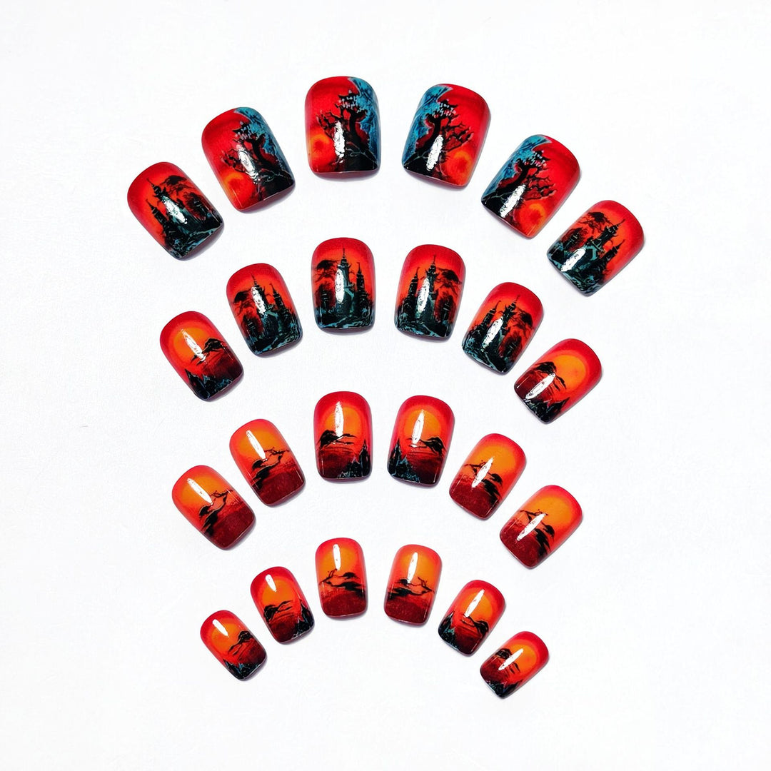 Artistic Halloween Nail Art Kalsten