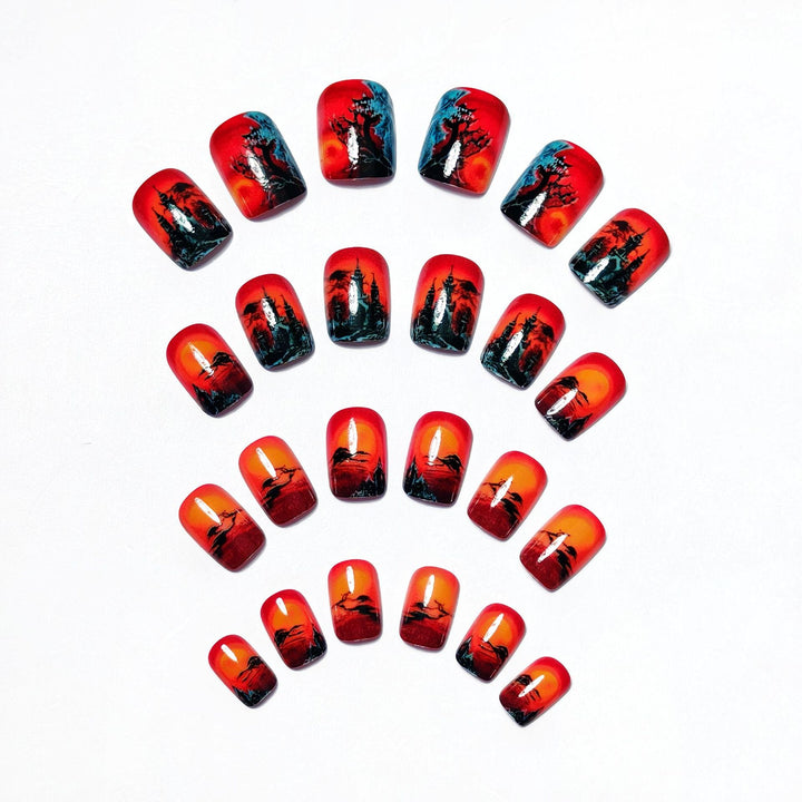 Artistic Halloween Nail Art Kalsten