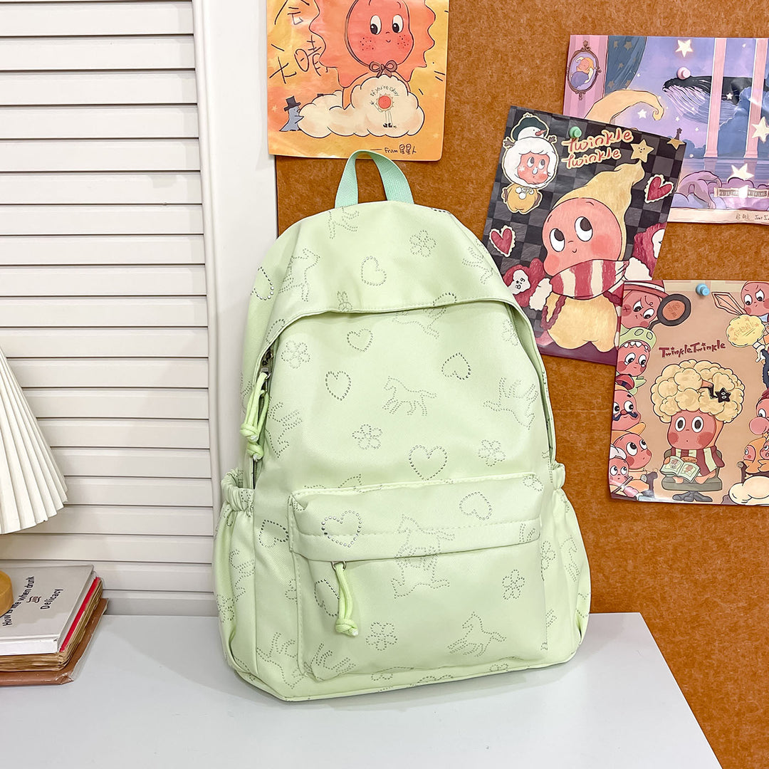 Durable Graphic Print Backpack Kalsten