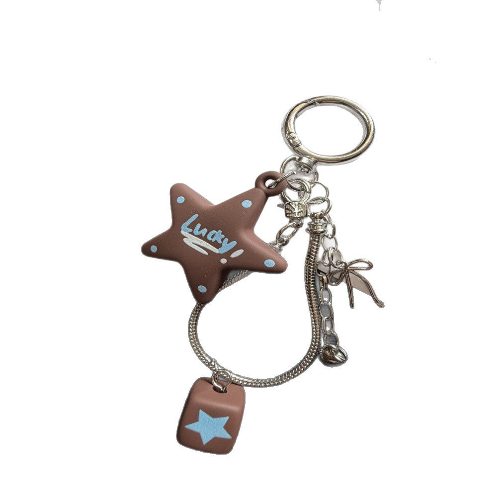 Playful Star-Themed Key Charm Kalsten