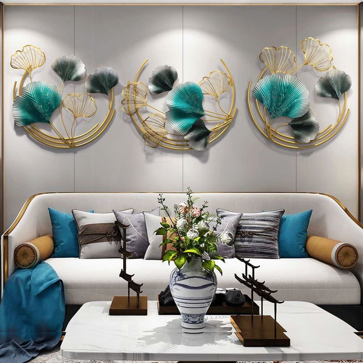 Elegant Botanical Metal Wall Art Kalsten