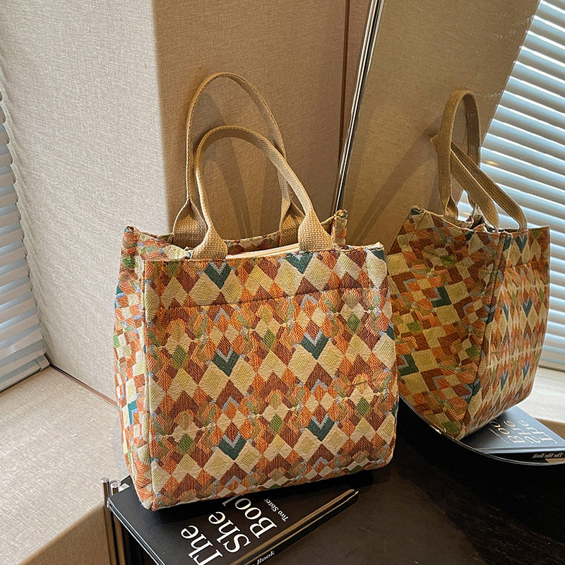 Fun Patterned Tote Bag