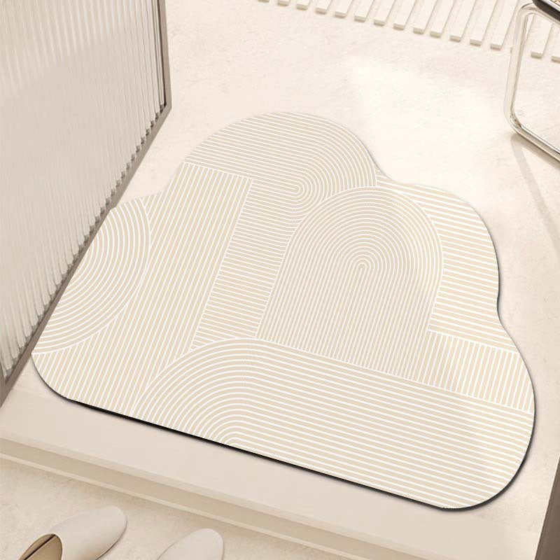 Decorative Cloud-Shaped Area Mat