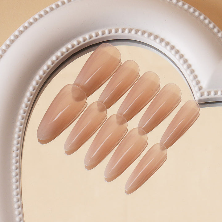 Stiletto Press-On Nail Tips with Natural Finish Kalsten