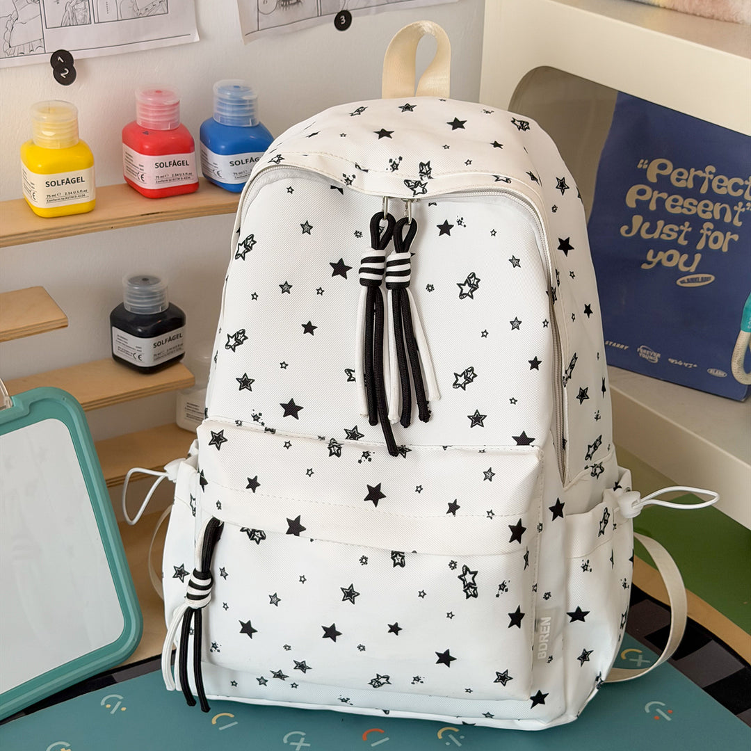 Casual Lightweight Star-Printed Backpack Kalsten