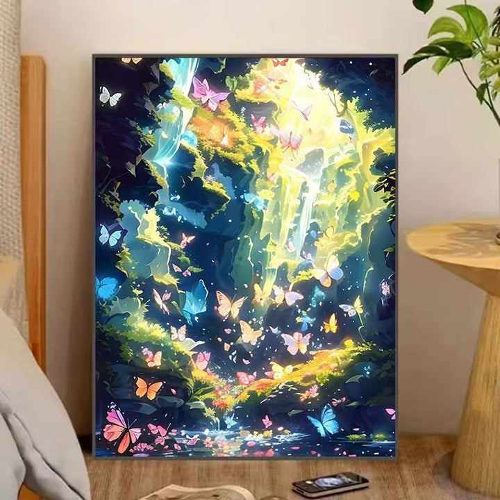 Fantasy Forest Butterfly Wall Art Kalsten