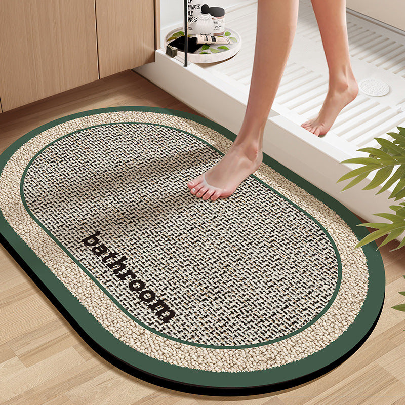 Soft Textured Bathroom Rug Kalsten