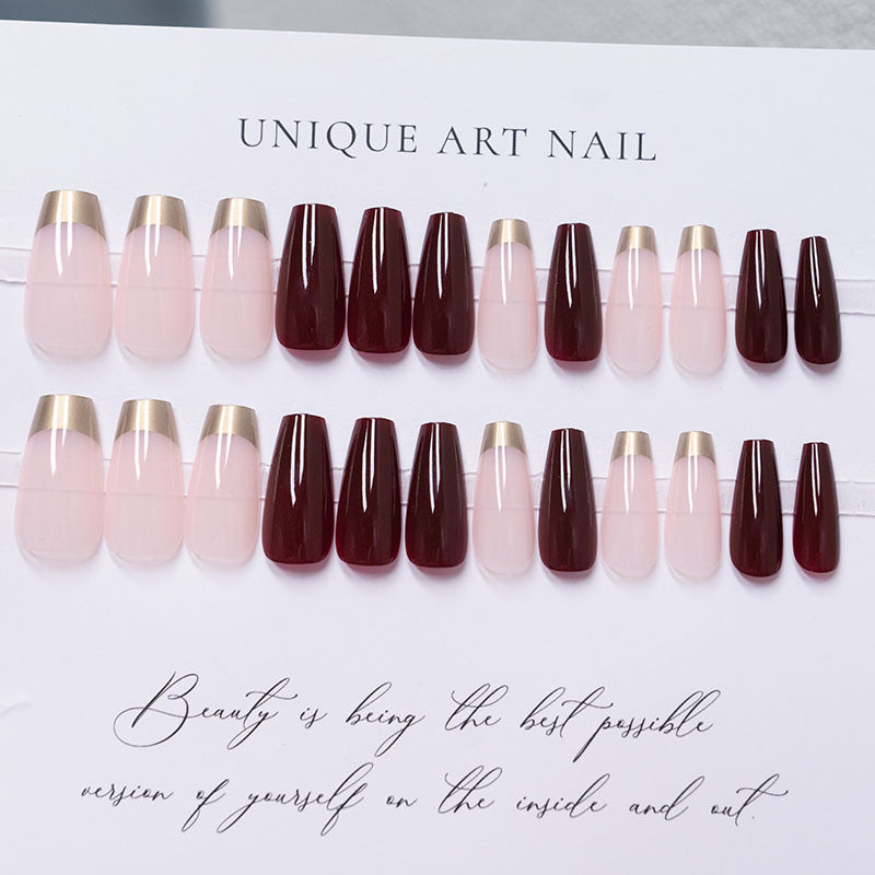 Elegant Glossy Press-On Nails
