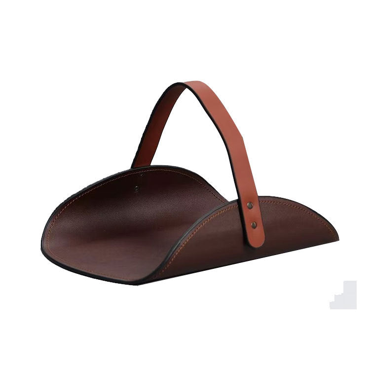 Stylish Leather Magazine Holder