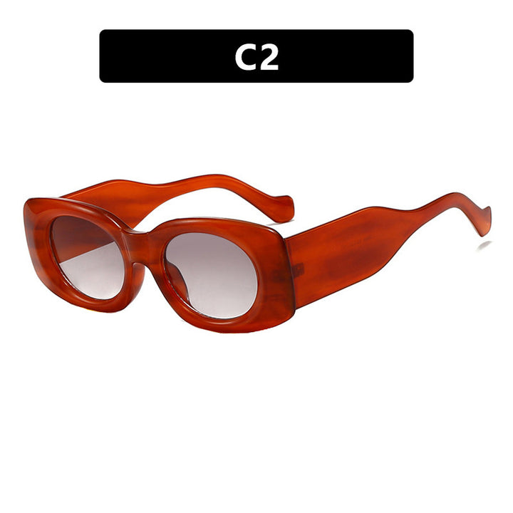 Ladies futuristic sunglasses in elegant square design Kalsten