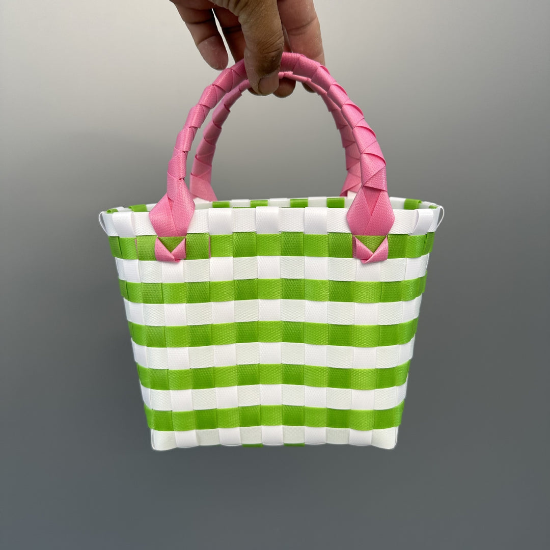 Playful and Colorful Basket Bag Kalsten