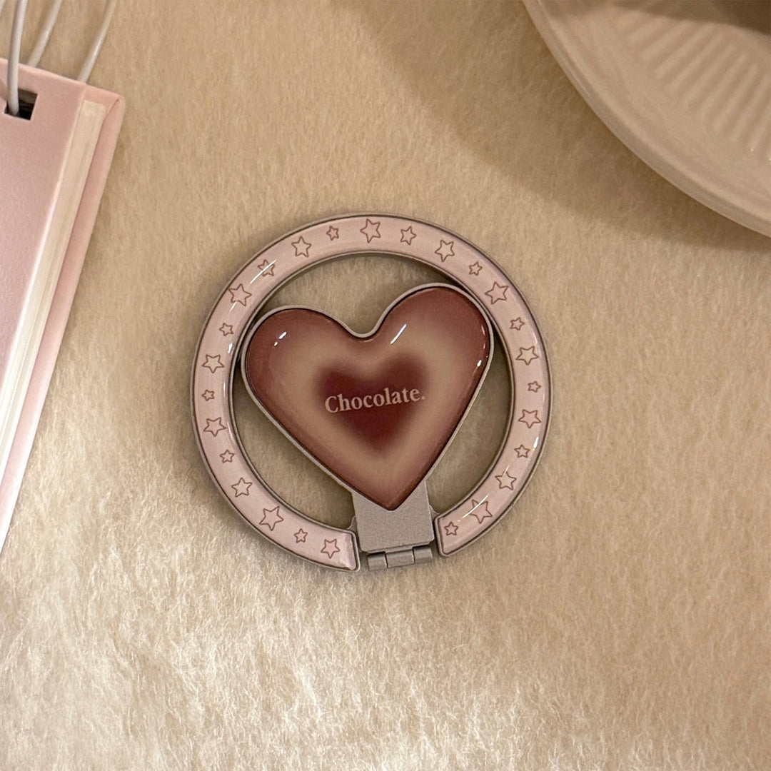 Heart-shaped hand mirror with star design Kalsten