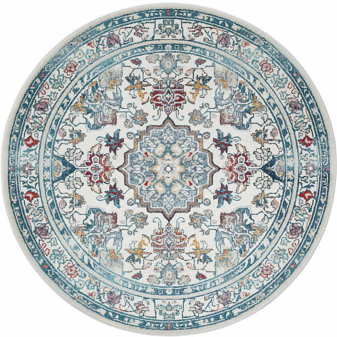 Ornate Floral Vintage Area Rug Kalsten