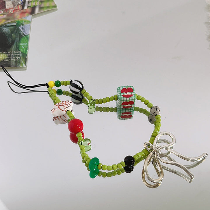 Beaded Charm Phone Lanyard Kalsten 1790134913
