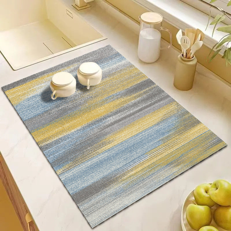 Abstract Geometric Kitchen Mat Kalsten