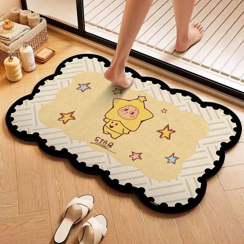 Decorative Plush Bath Mat