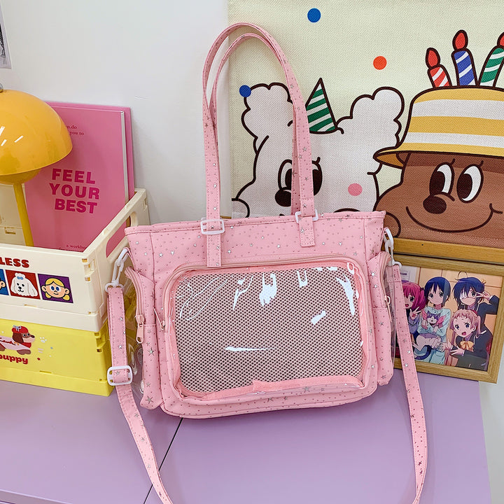 Cute Transparent Organizer Crossbody Bag Kalsten