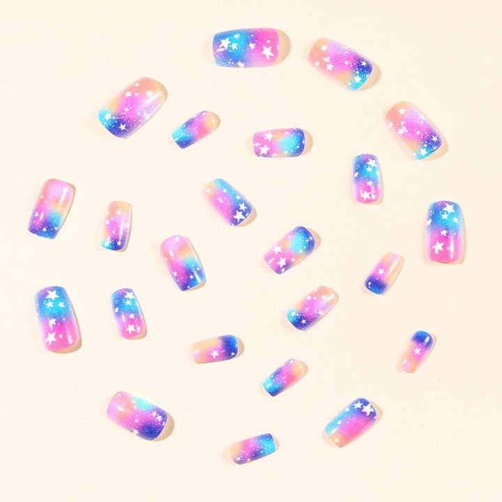 Galaxy-Inspired Nail Art Extensions Kalsten