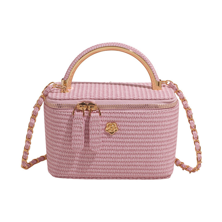 Elegant Structured Handwoven Box Bag