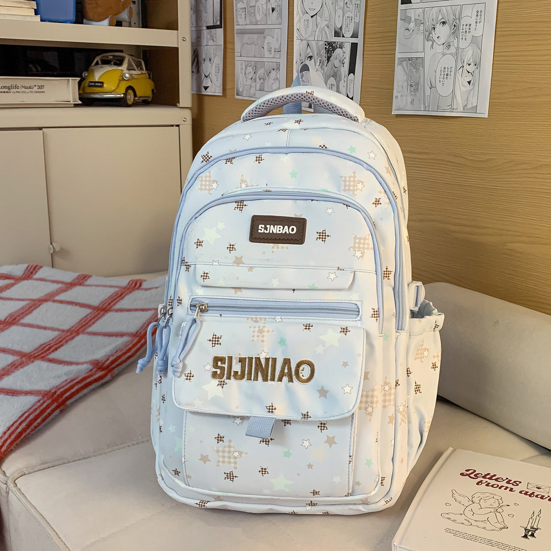 Cute Star-Embellished Everyday Backpack Kalsten