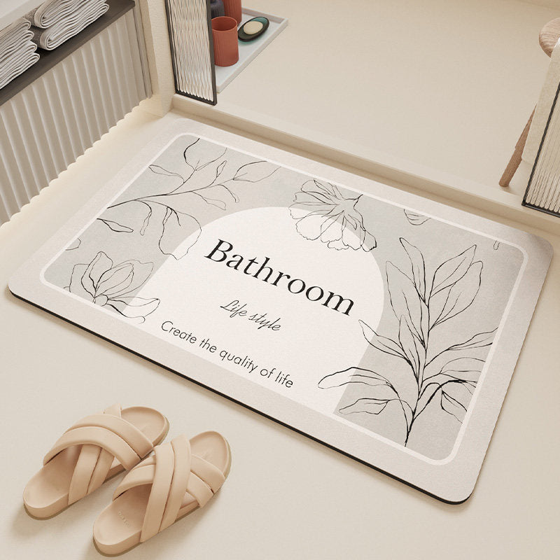 Stylish Decorative Bathroom Mat Kalsten
