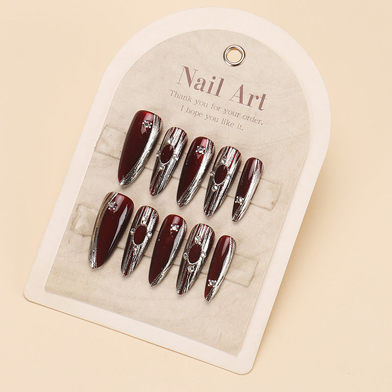 Glamorous Rhinestone Nail Art Kalsten
