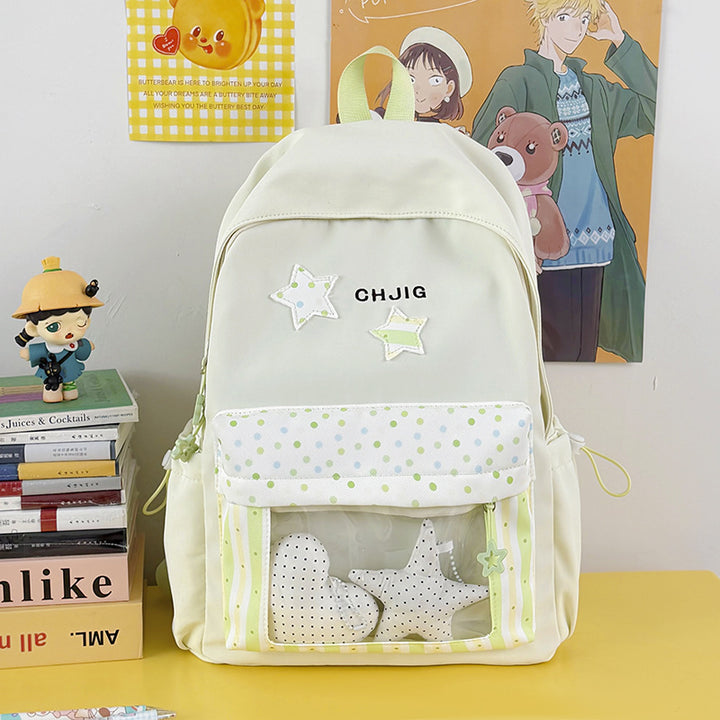 Stylish Transparent Window Backpack Kalsten
