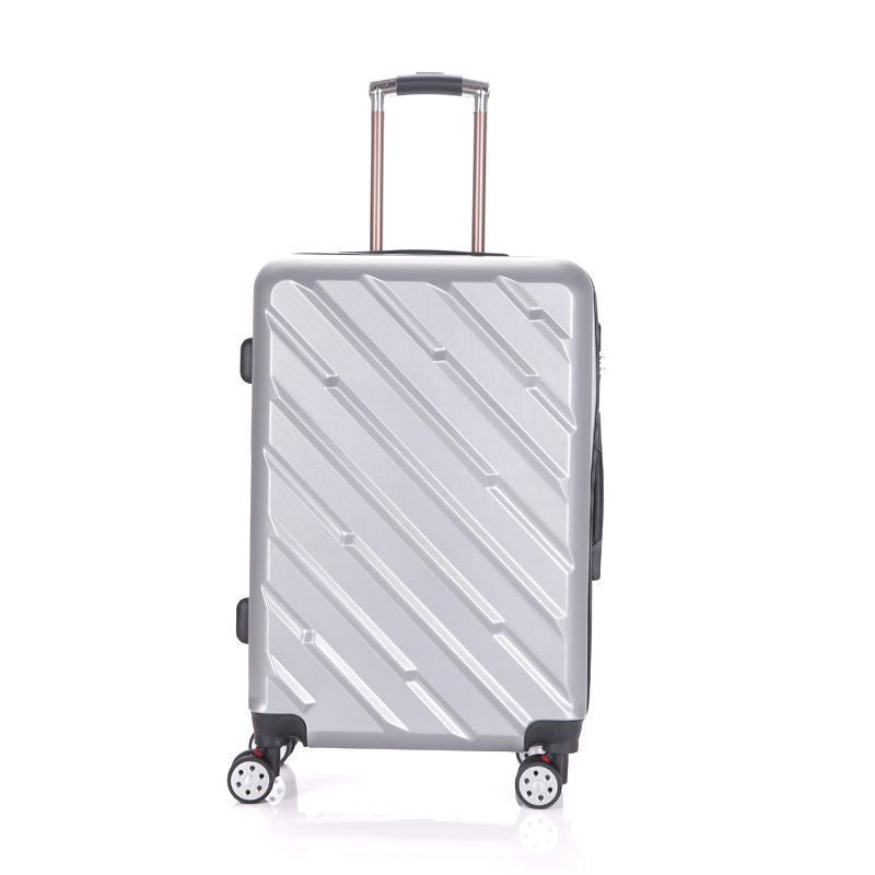 Unisex Durable Textured Hard Shell Rolling Suitcase Kalsten