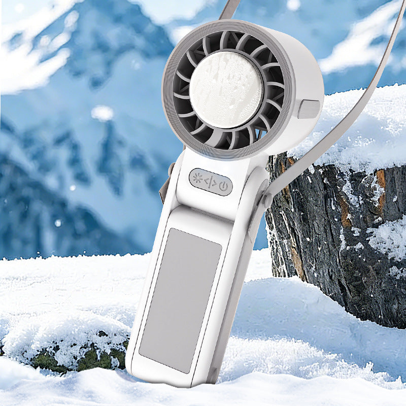 Women Portable USB Hand Fan with LED Display Kalsten