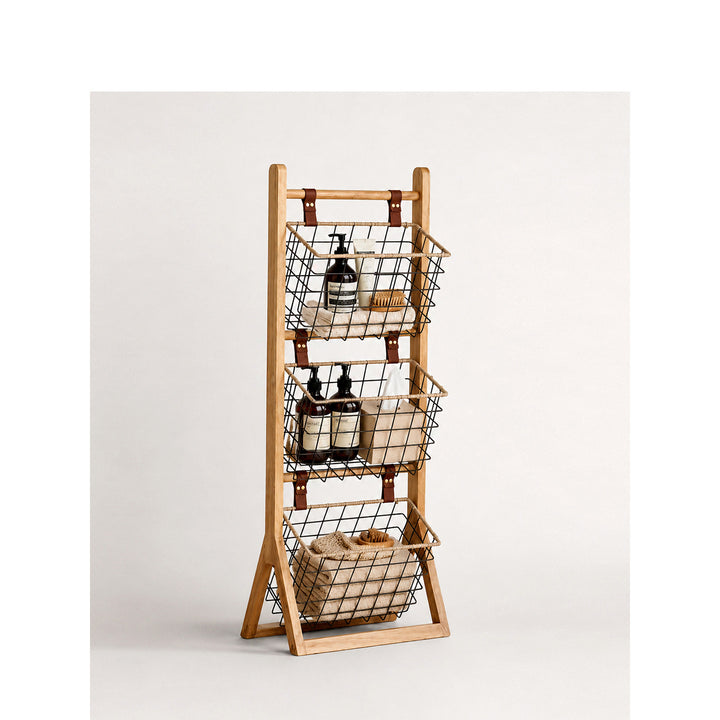 Multifunctional Wire Basket Stand Kalsten