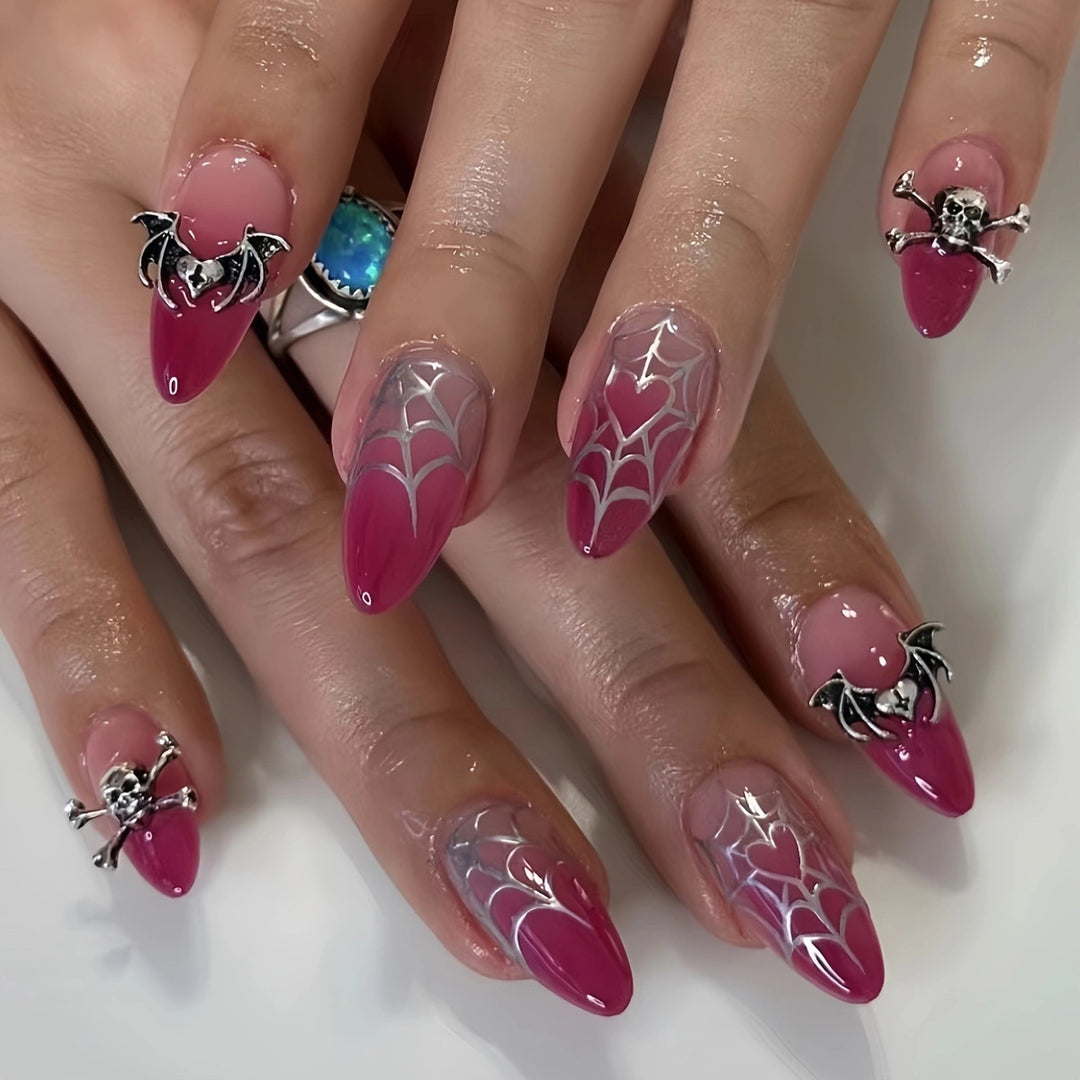 Gothic-Inspired Nail Art Extensions Kalsten