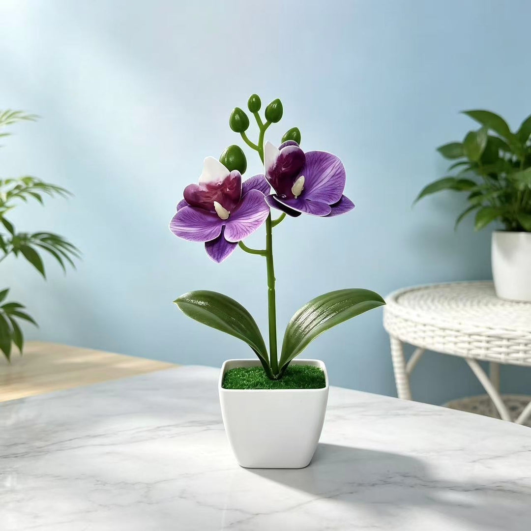 Lifelike Decorative Orchid Plant for Home Decor