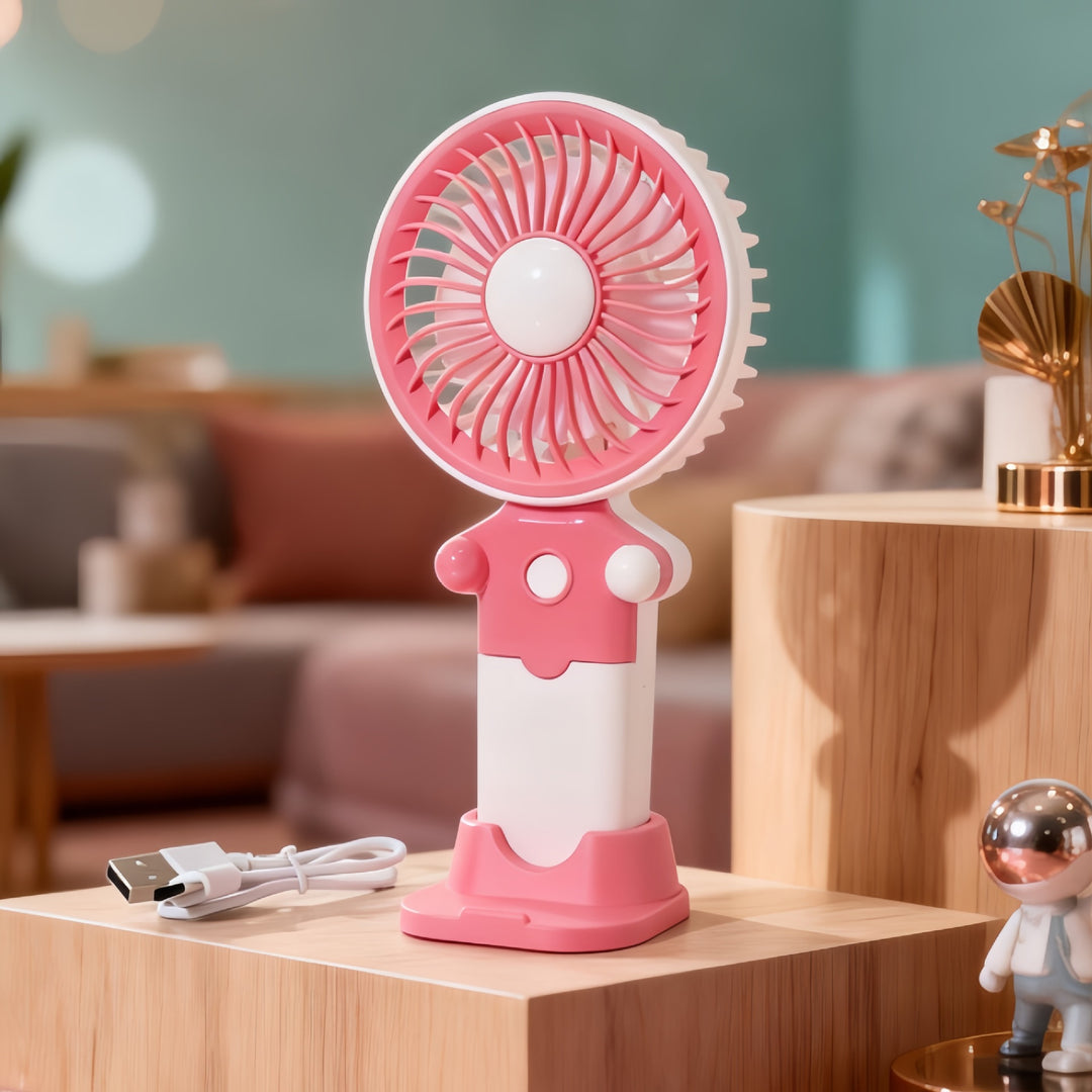 Ladies Portable USB Fan with Flexible Holder Kalsten