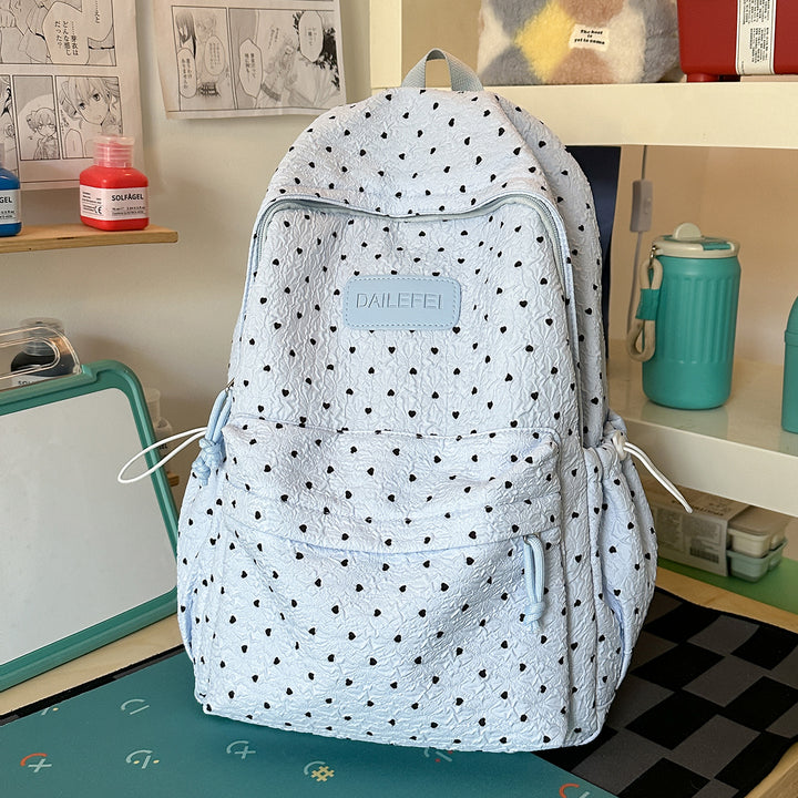 Stylish Textured Patterned Backpack Kalsten