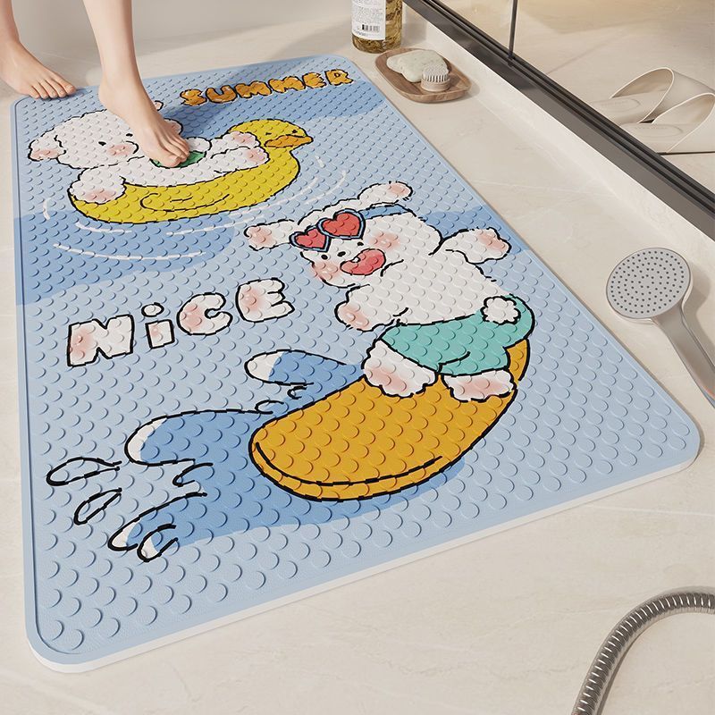 Cartoon-Themed Bath Mat Kalsten