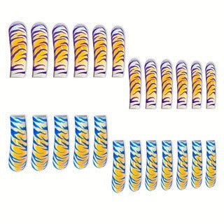 Artistic Animal Print Acrylic Nail Extensions Kalsten