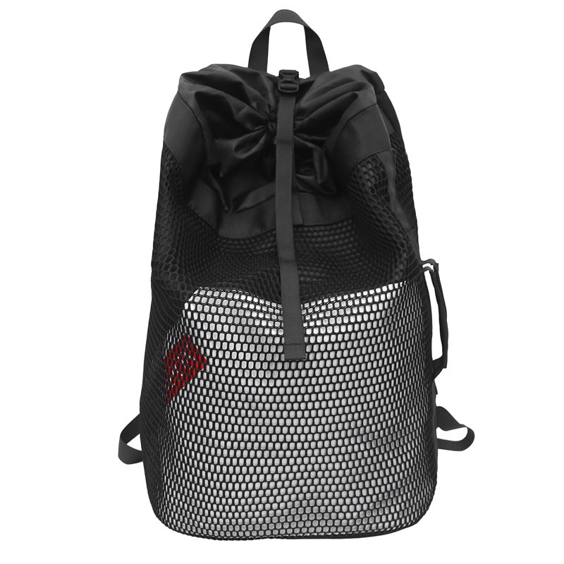 Mesh Drawstring Sports Backpack