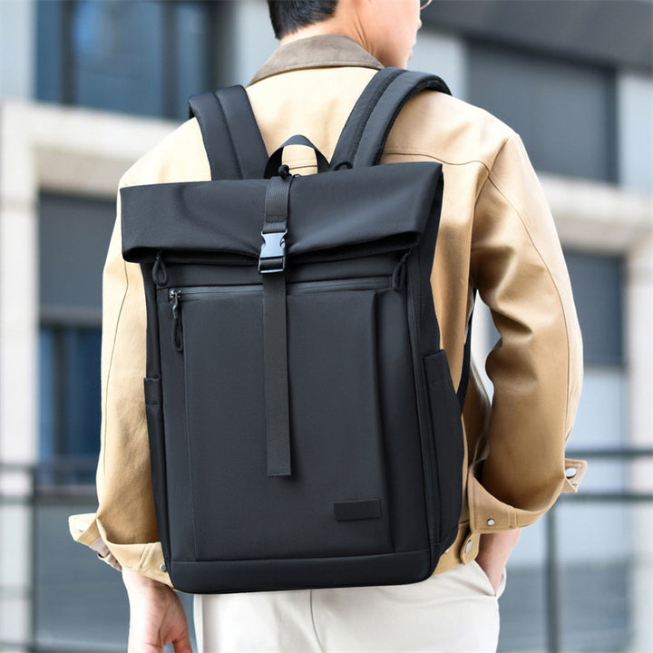 Roll-Top Laptop Backpack with Secure Closure Kalsten