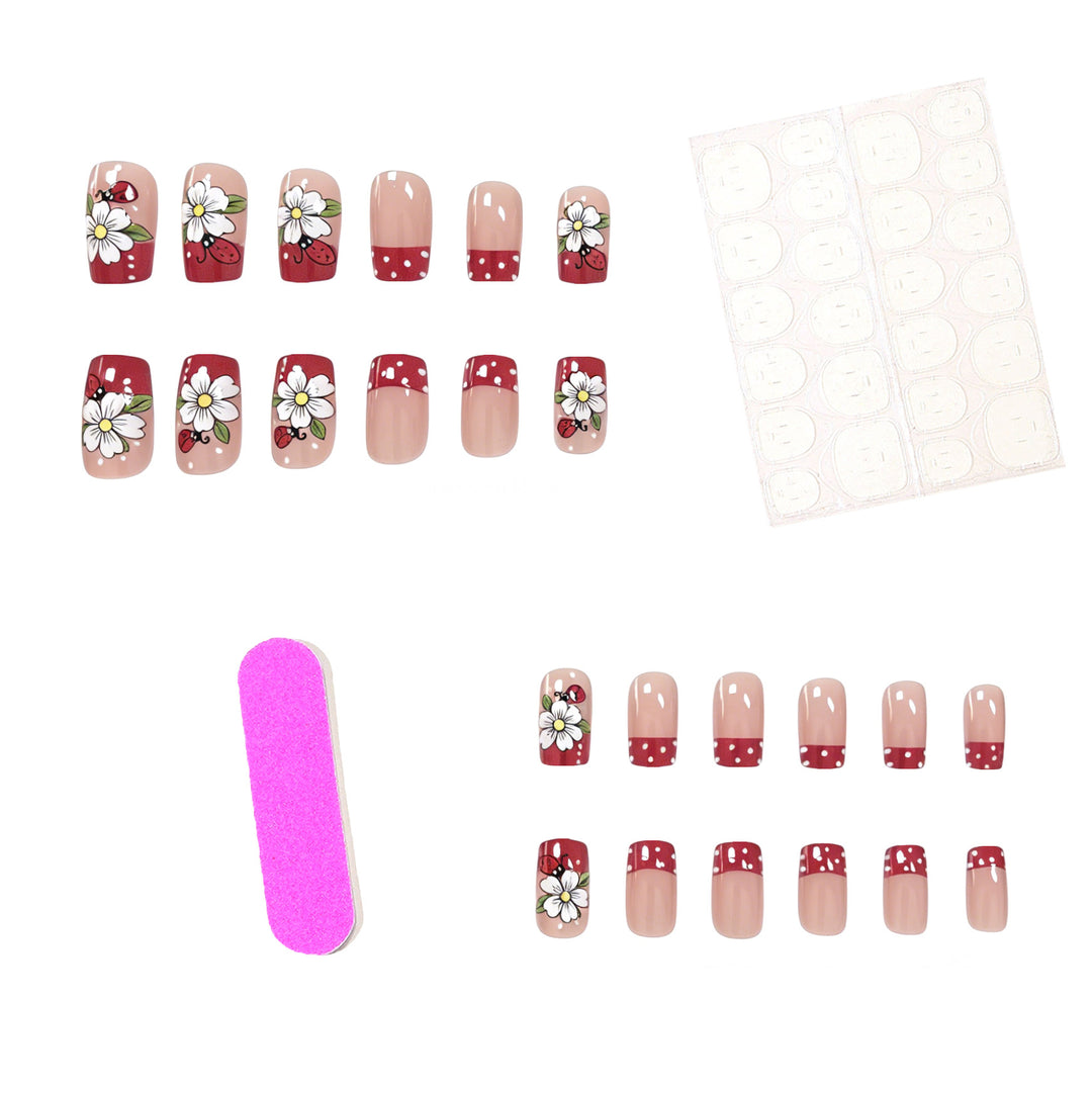 Cute Floral Nail Art Enhancements Kalsten