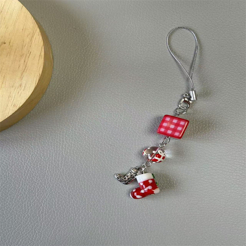 Playful Gingerbread-Themed Charm Keychain Kalsten