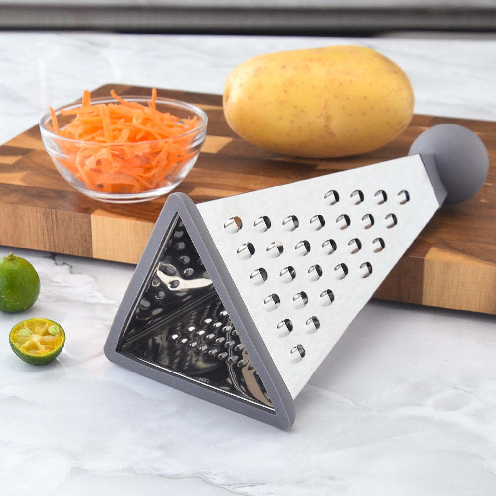 Versatile stainless steel grater with ergonomic handle Kalsten