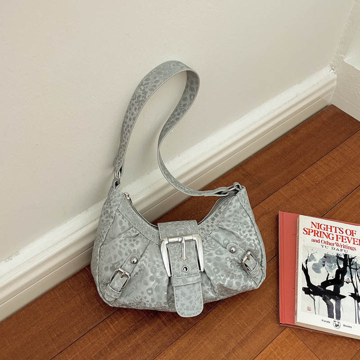 Exotic Textured Shoulder Bag
