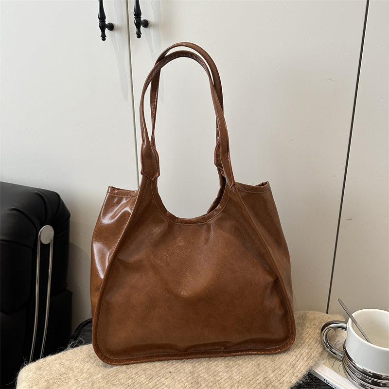 Classic Soft Leather Shoulder Bag