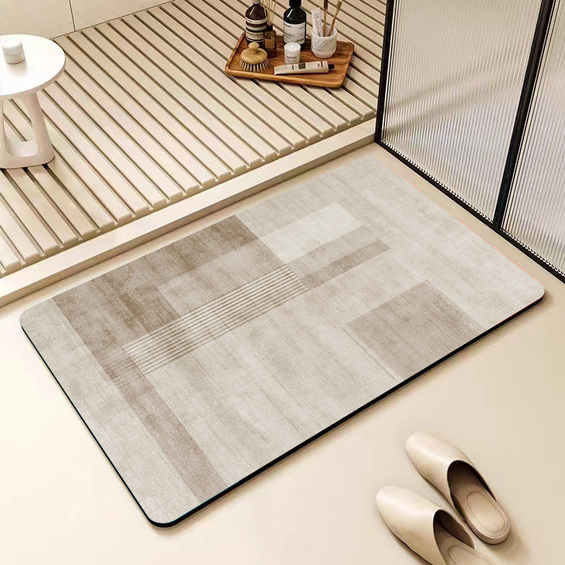Modern Abstract Bathroom Mat