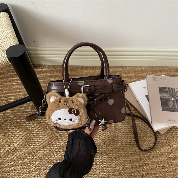 Playful Polka Dot Mini Handbag