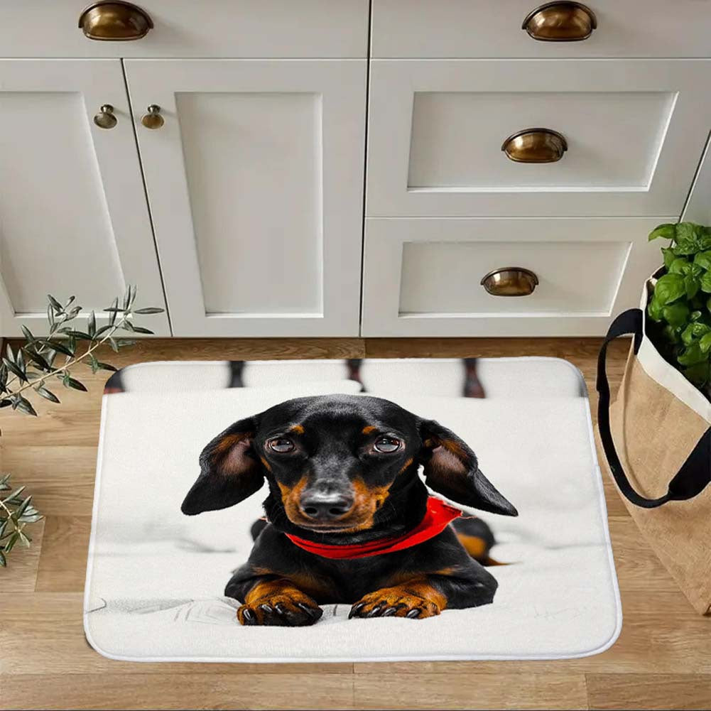 Cute Animal-Themed Kitchen Mat