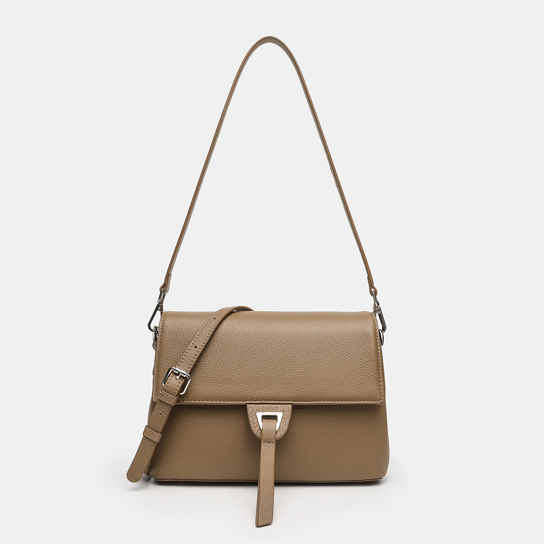 Elegant Faux Leather Crossbody Bag