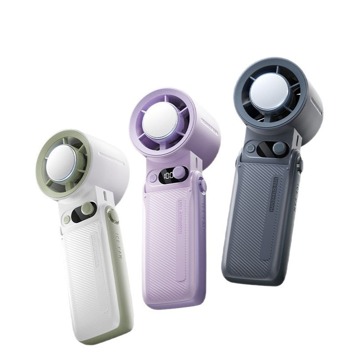 Unisex Portable Rechargeable Handheld Cooling Fan with Adjustable Speed Kalsten