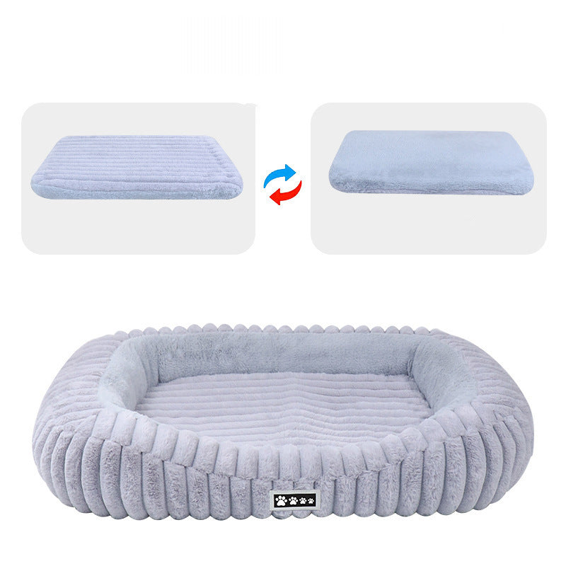 Cozy Rectangle Dog Bed